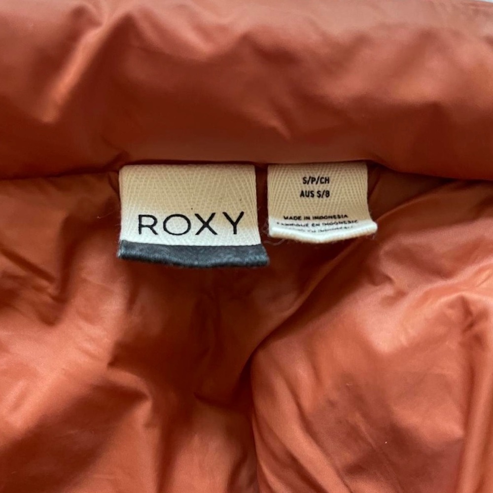 Orange Roxy puffer jacket - Picture 3 of 4